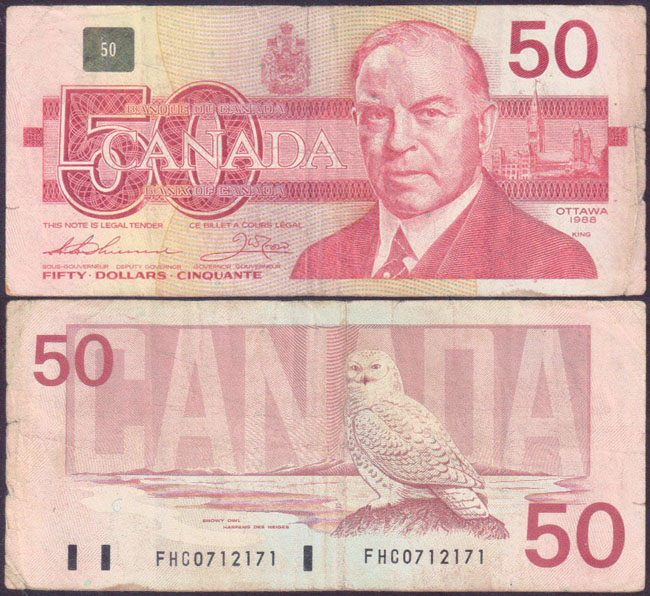 1988 Canada $50 (P.98a) L001766